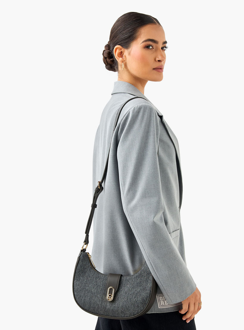 Chrisbella Textured Shoulder Bag