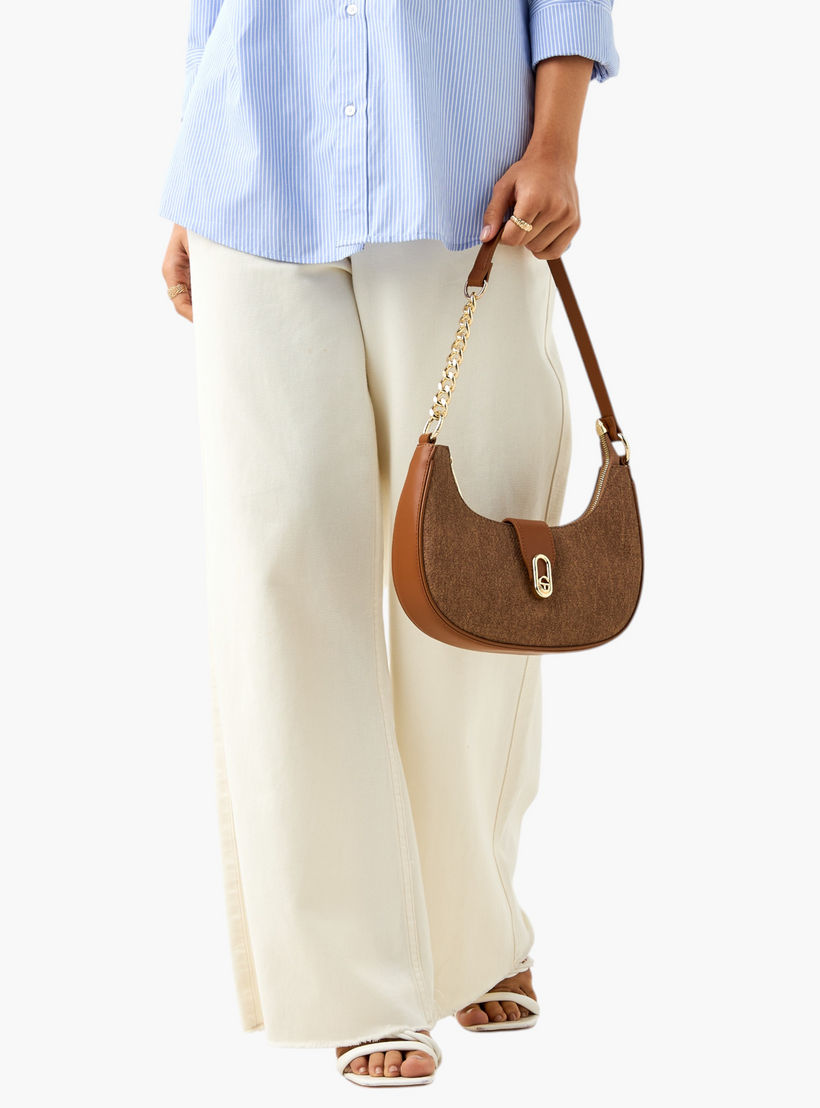 Chrisbella Textured Shoulder Bag