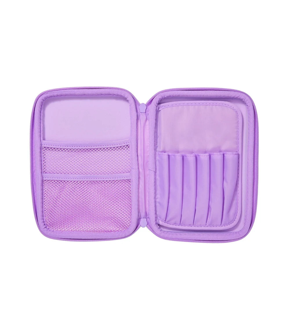 Smiggle Purple Bloom Classic Backpack