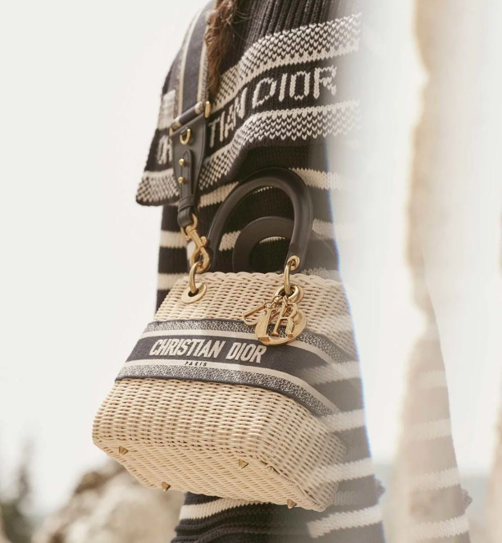 Christian Dior Rattan lady Dior