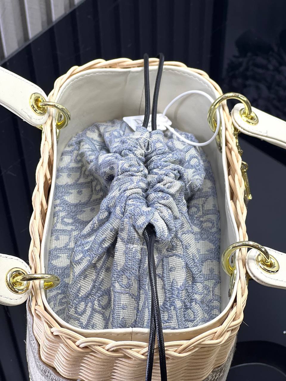 Christian Dior Rattan lady Dior