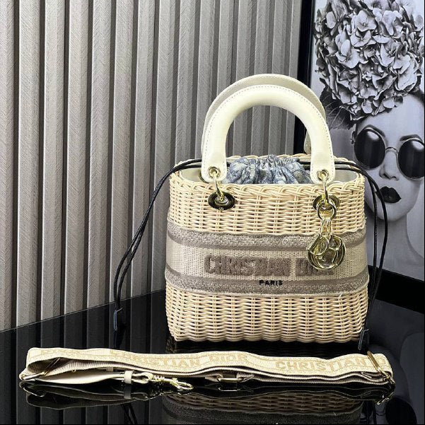 Christian Dior Rattan lady Dior