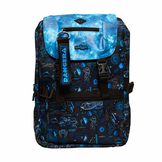 Smiggle Backpack Blue Space | (Gr1-Gr6) | 45cm