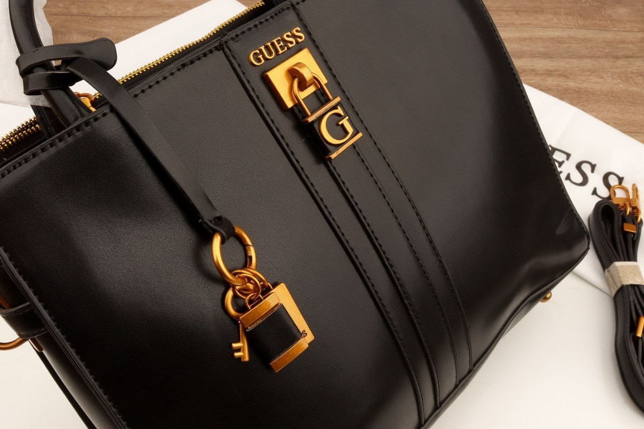 Guess Elegant Handbag with Gold Details