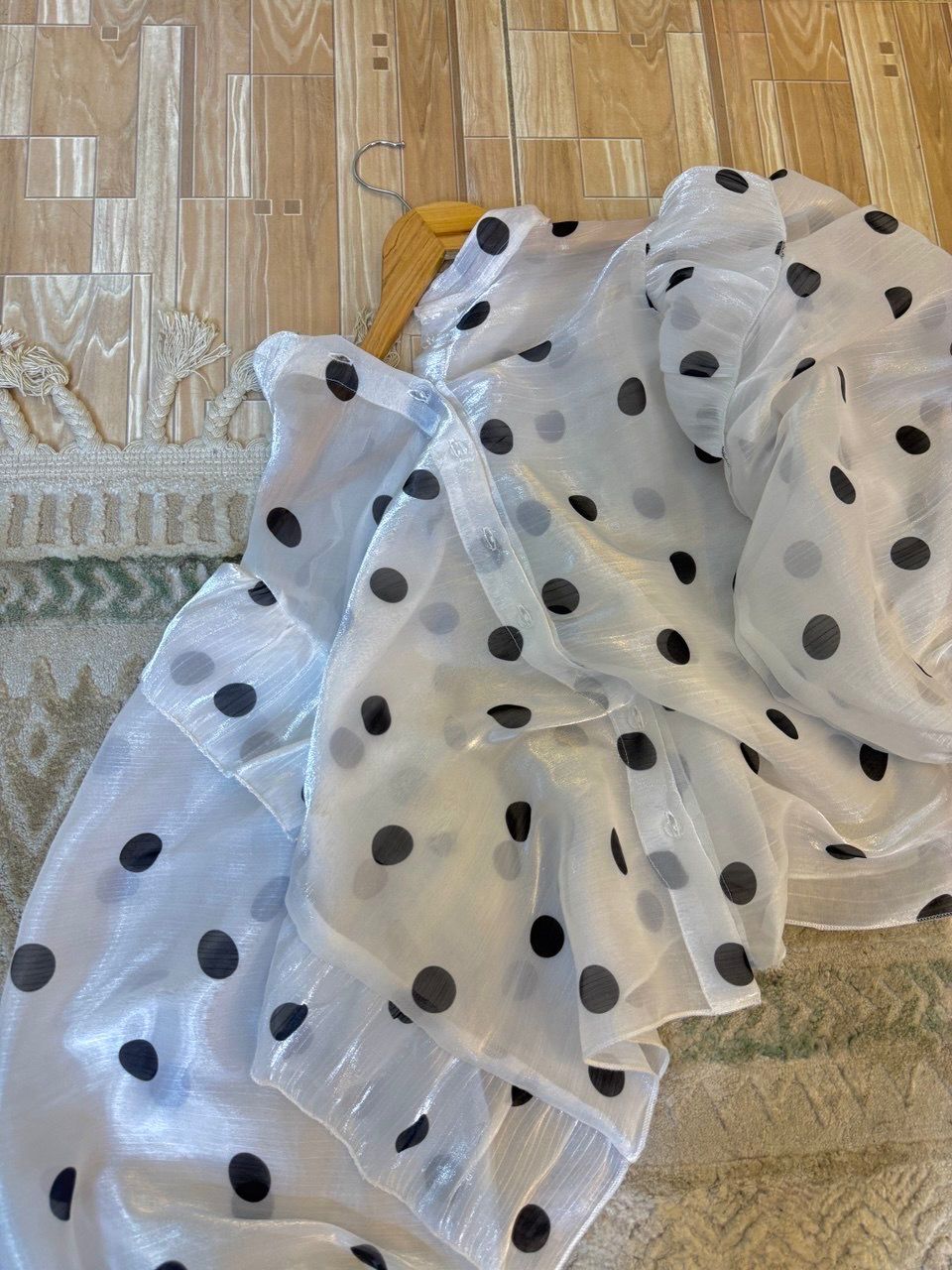 Polka Dot Organza shirt