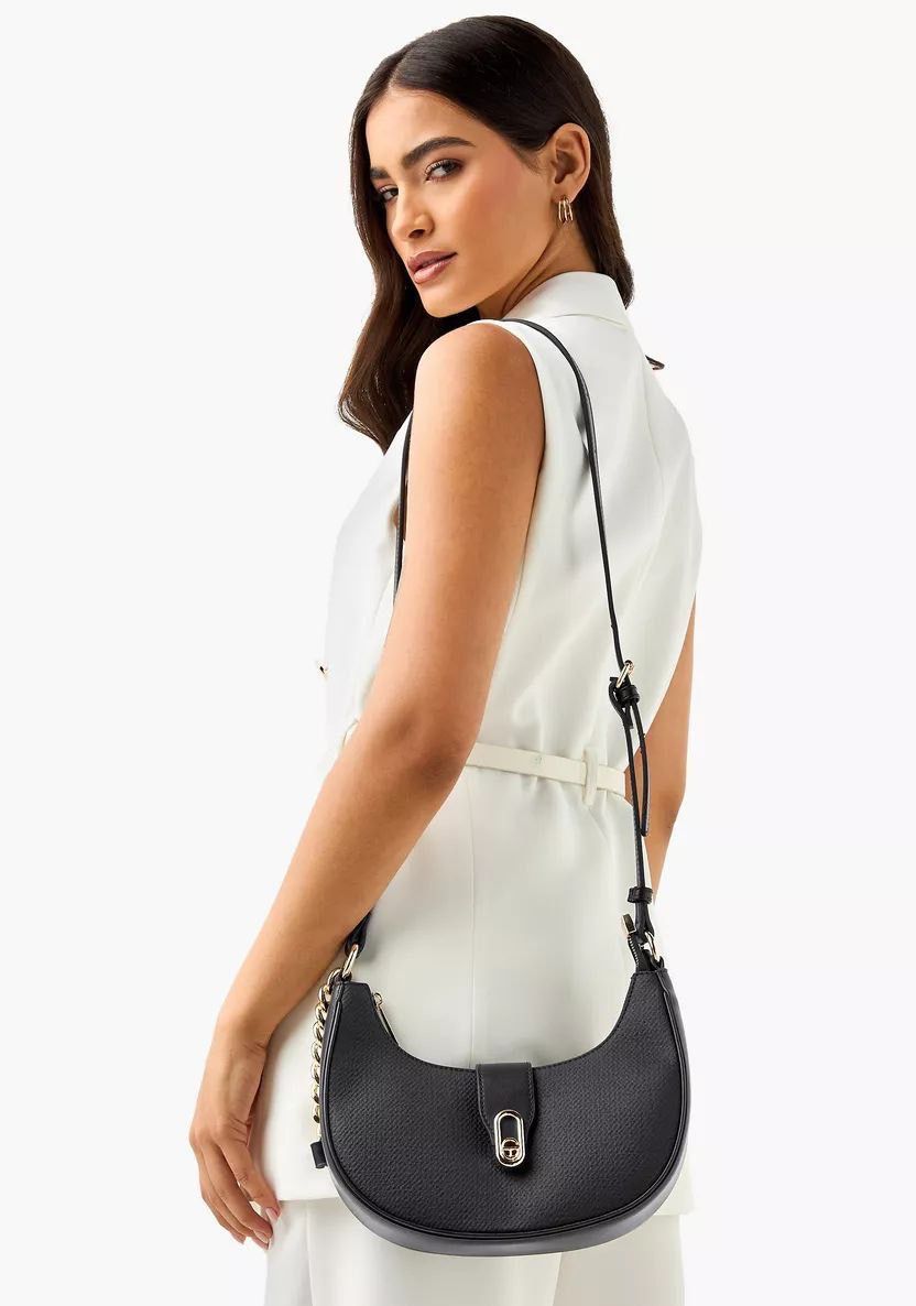 Chrisbella Textured Shoulder Bag