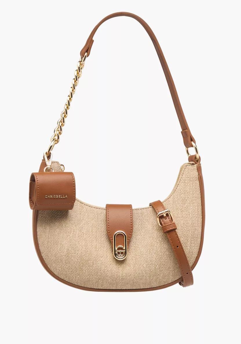 Chrisbella Textured Shoulder Bag