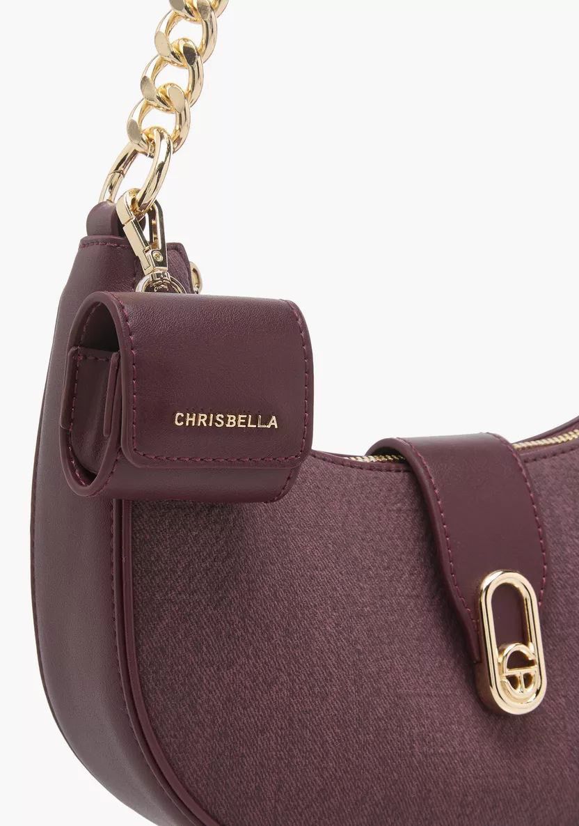 Chrisbella Textured Shoulder Bag