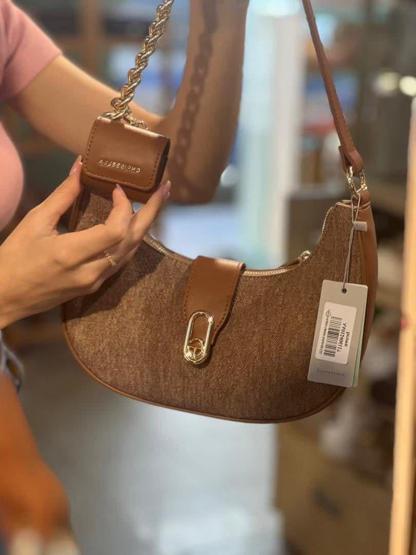 Chrisbella Textured Shoulder Bag