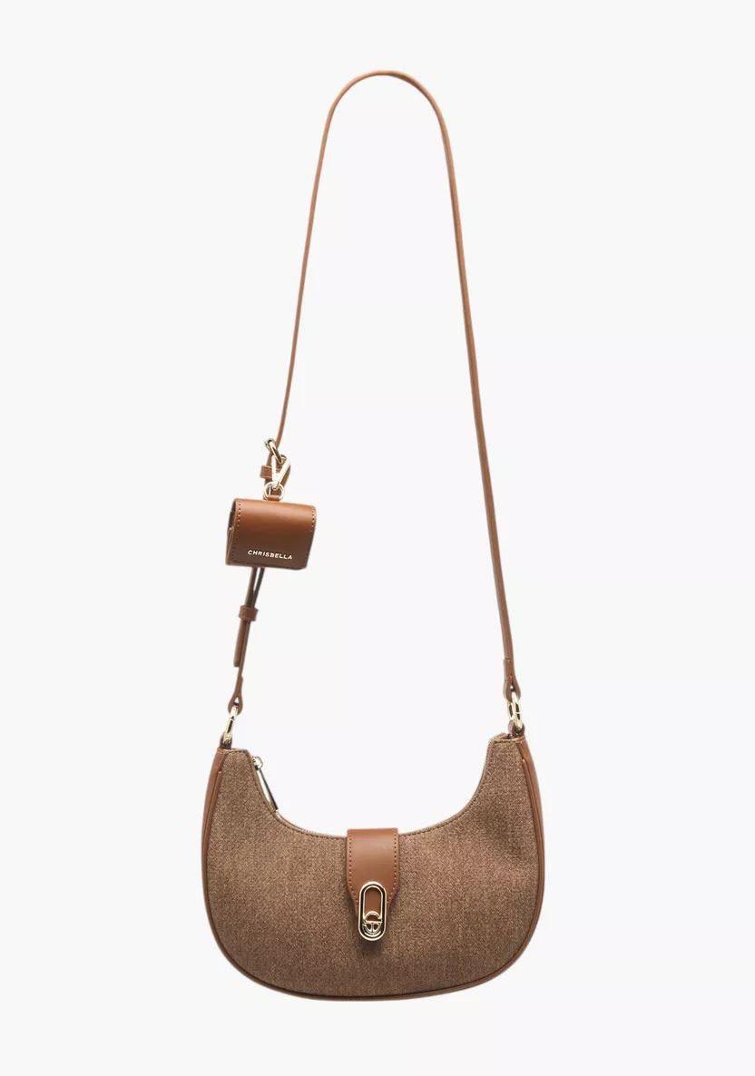 Chrisbella Textured Shoulder Bag