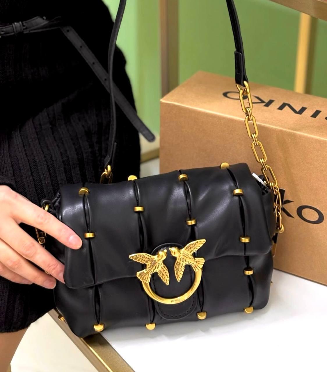 Torebka LOVE MINI PUFF PINCHED PINKO