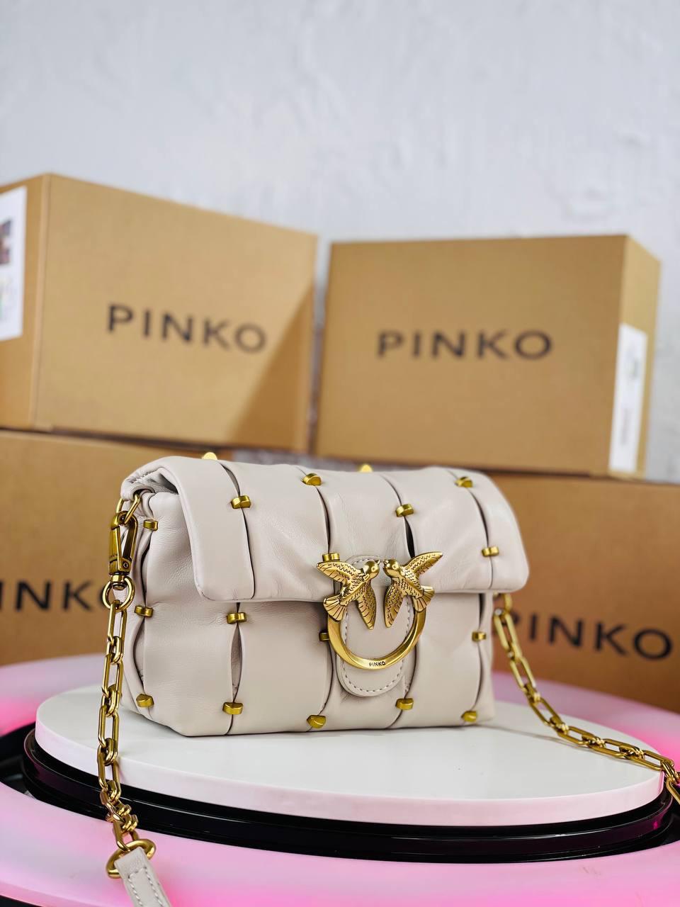 Torebka LOVE MINI PUFF PINCHED PINKO