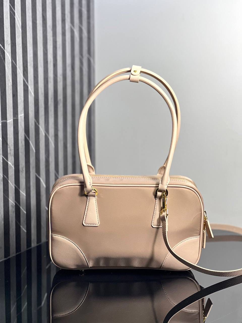 Prada Re-Edition 1978 medium Re-Nylon and Saffiano leather two-handle bag