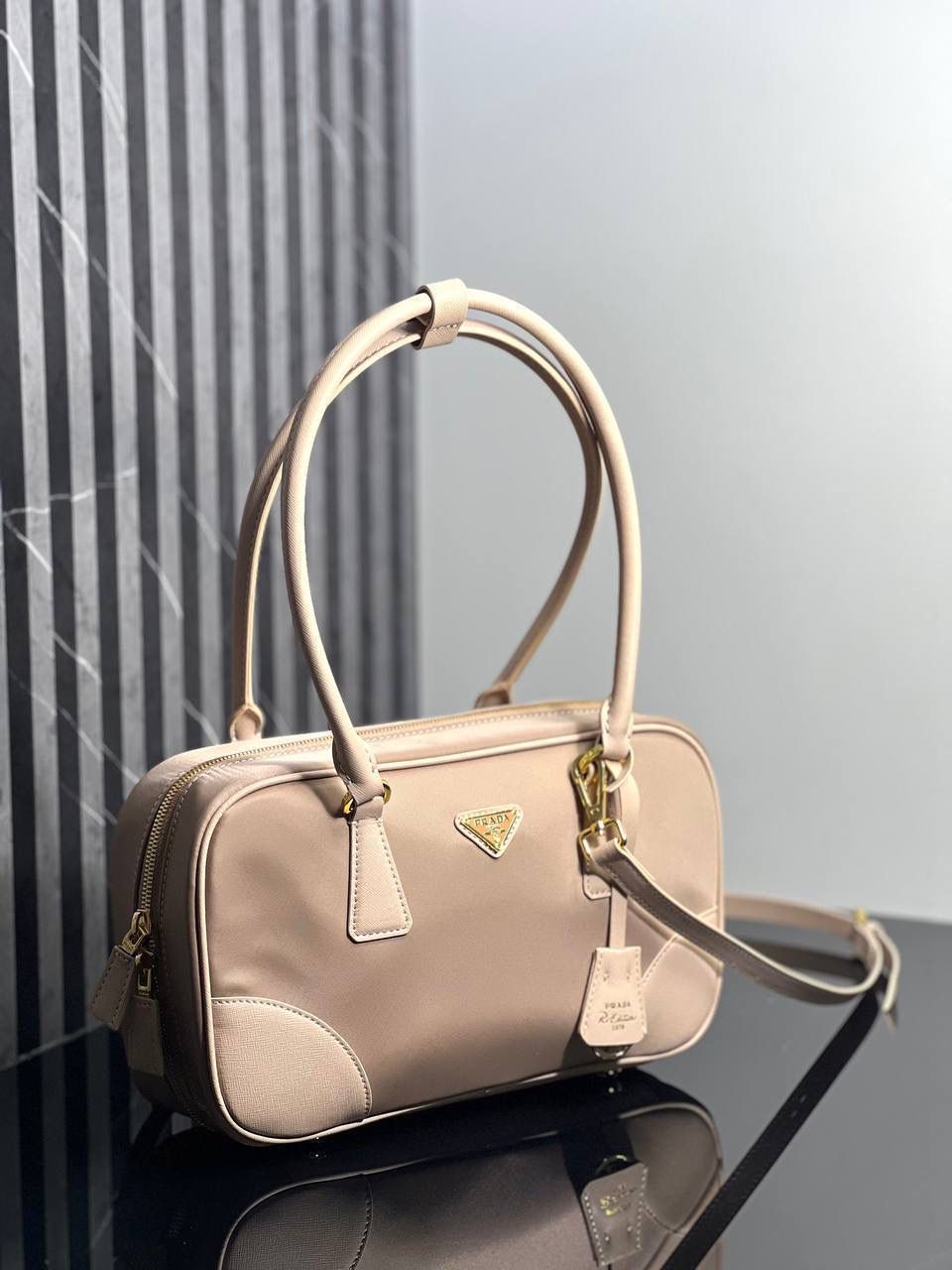 Prada Re-Edition 1978 medium Re-Nylon and Saffiano leather two-handle bag