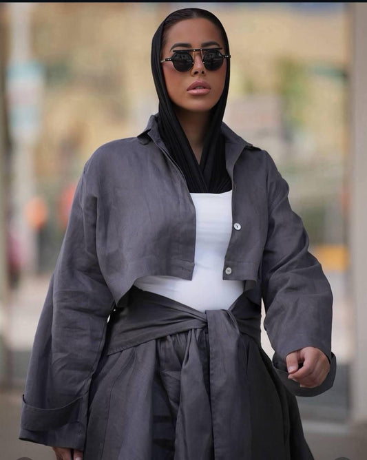 Layered Two-Piece Shirt