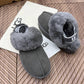 Grey UGG slippers