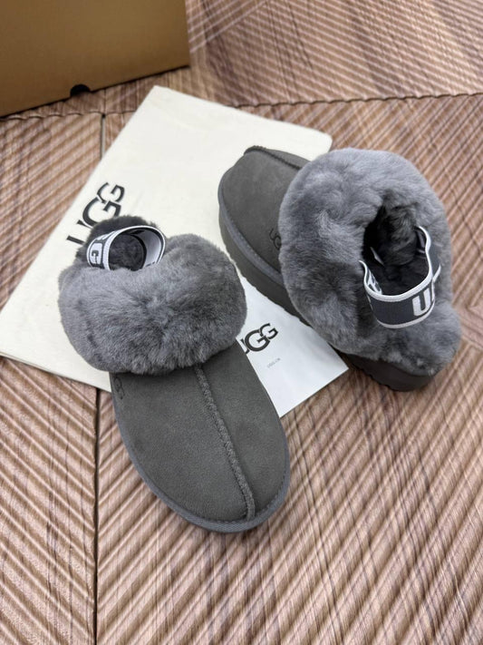 Grey UGG slippers