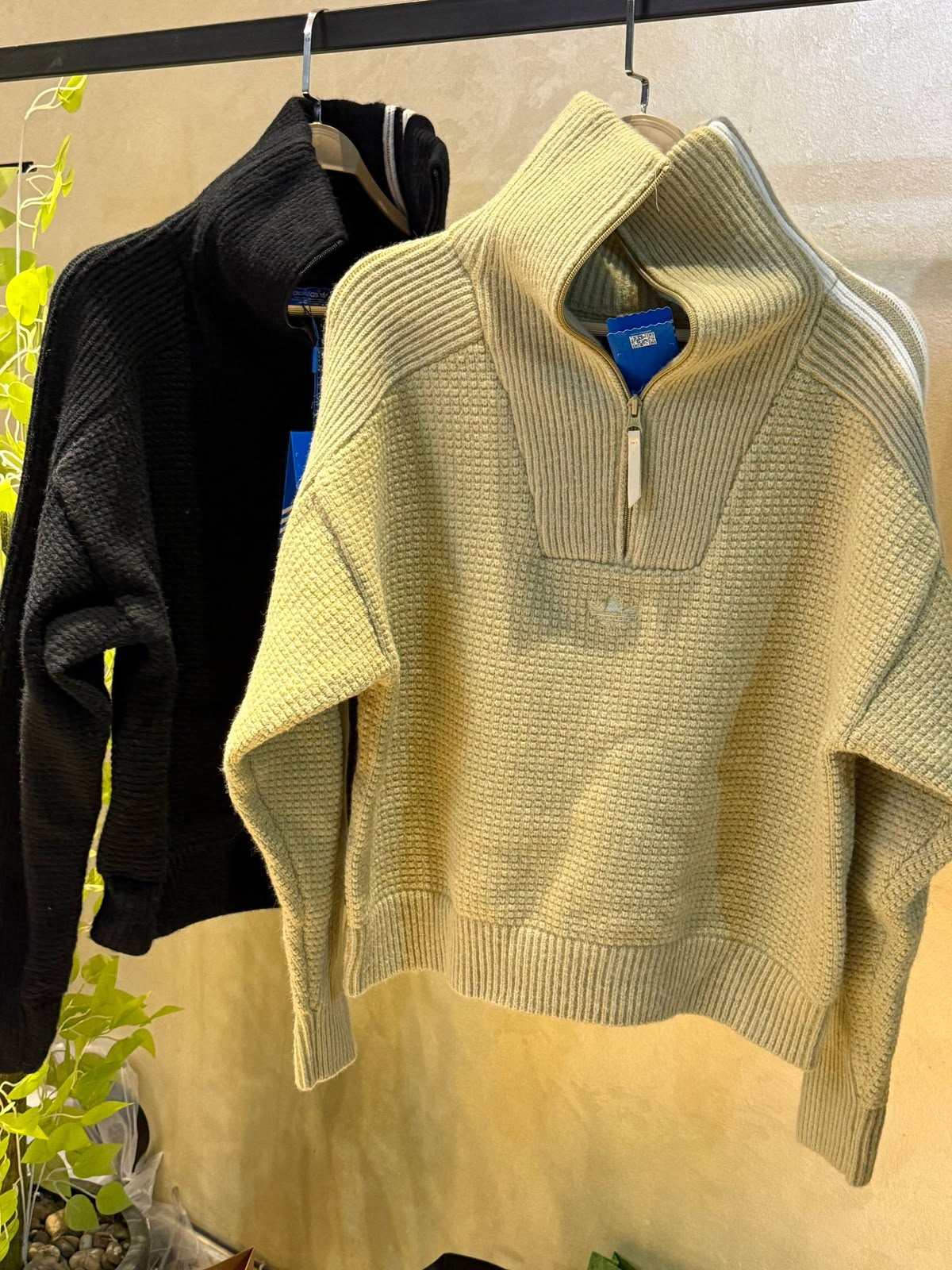 Adidas Quarter Zip knit sweatshirt