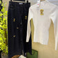 Schiaparelli Ribbed knit turtleneck