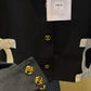 Chanel-style cropped black blazer