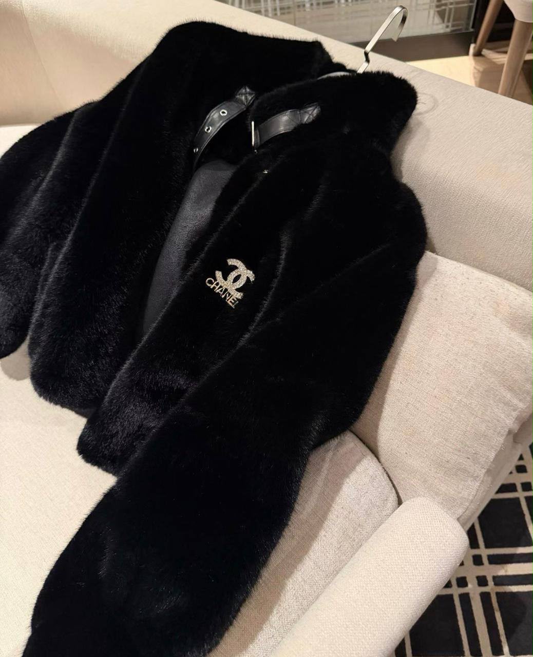 Chanel  Shearling Lambskin
