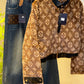 Louis Vuitton Monogram Fleece/Shearling Jacket