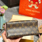 Louis Vuitton Monogram Pochette with Gold Chain