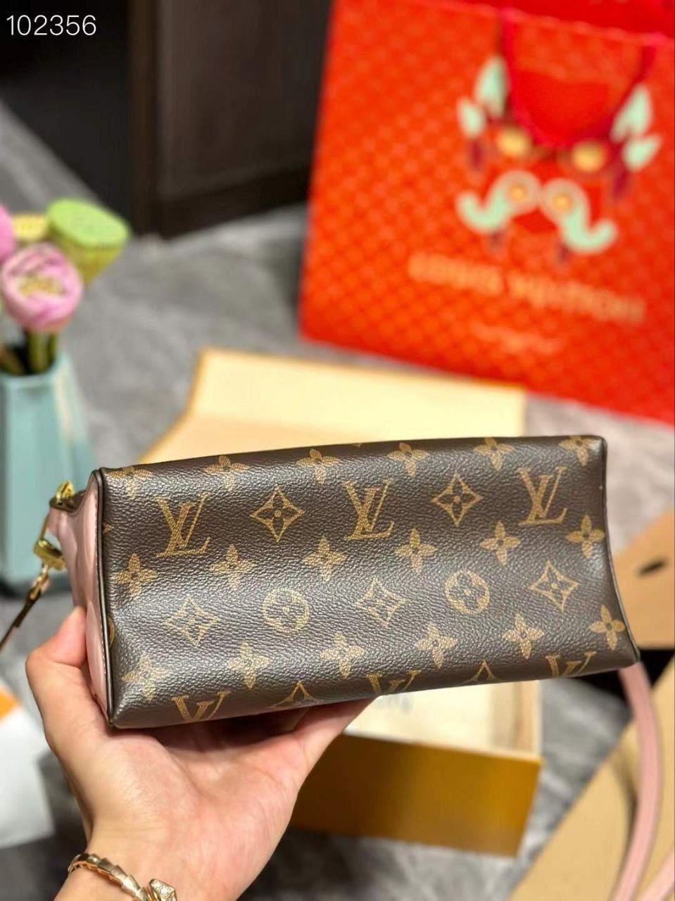 Louis Vuitton Monogram Pochette with Gold Chain