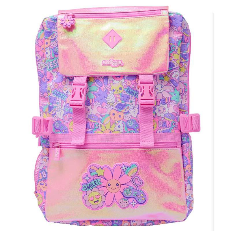 Smiggle Epic Adventures Attach Foldover 18 inches Backpack