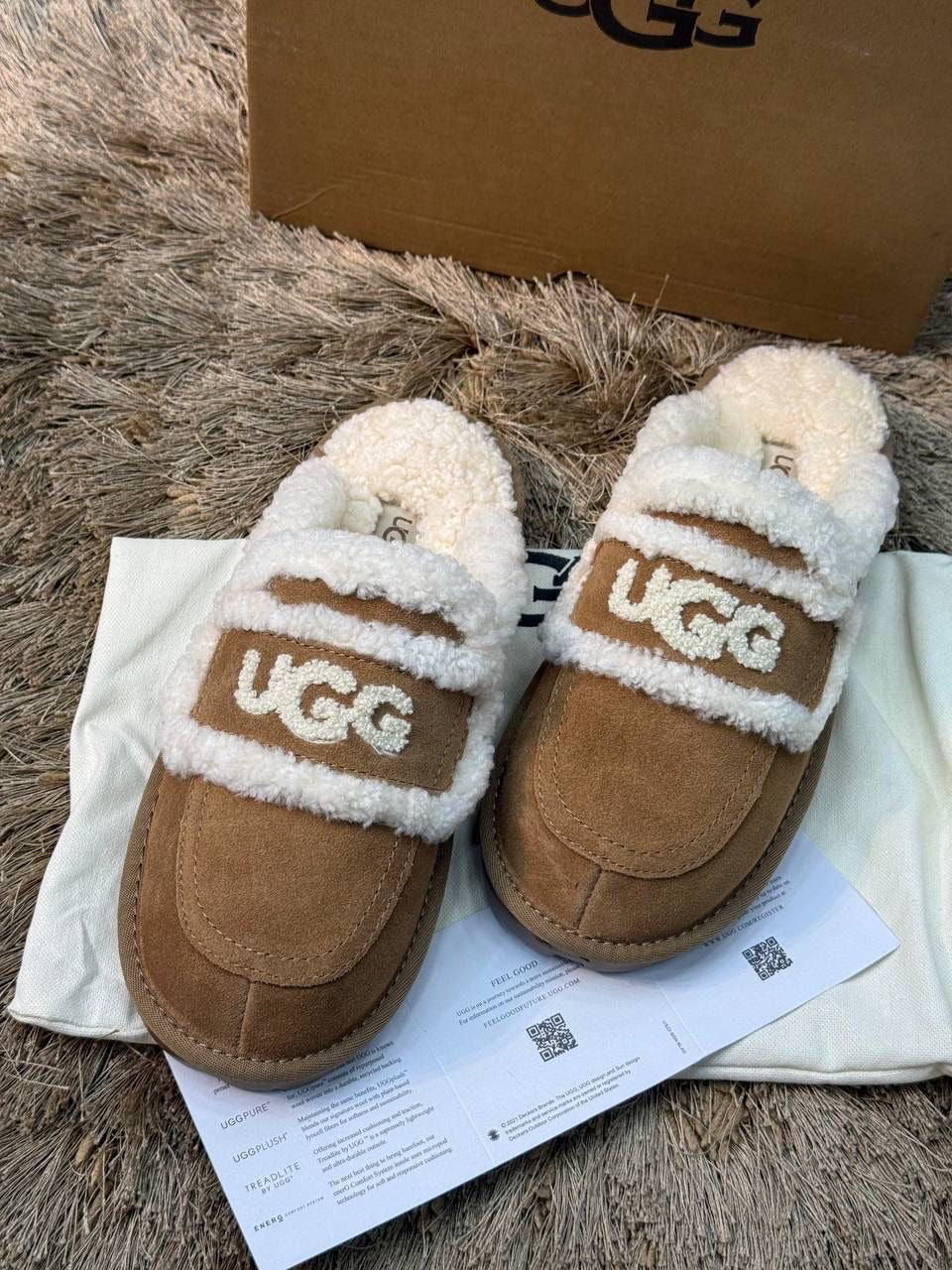 Ozwear Ugg Violet Shearling Slipper ob938