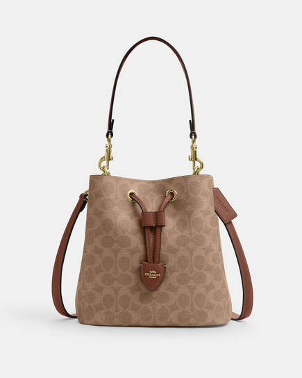 Coach Rowan Bucket Bag in Signature Canvas