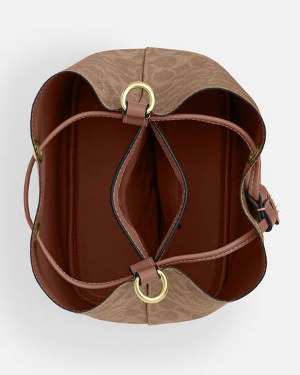Coach Rowan Bucket Bag in Signature Canvas