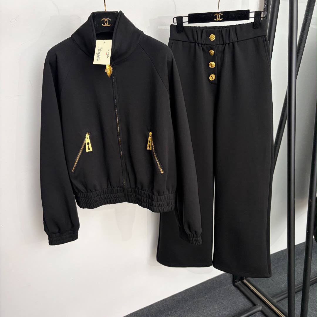 Schiaparelli inspired two-piece tracksuit set