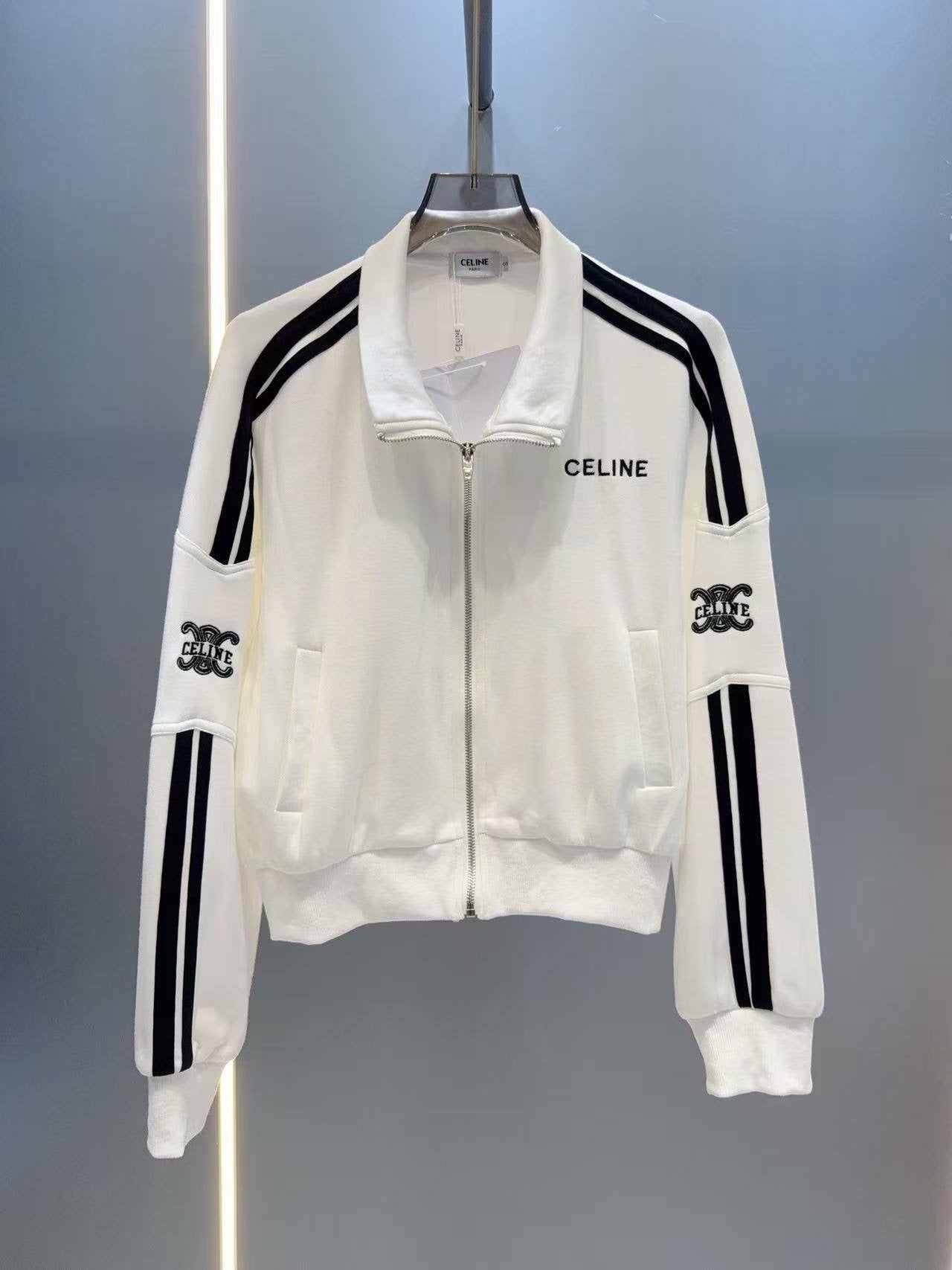 CELINE White Tracksuit Set