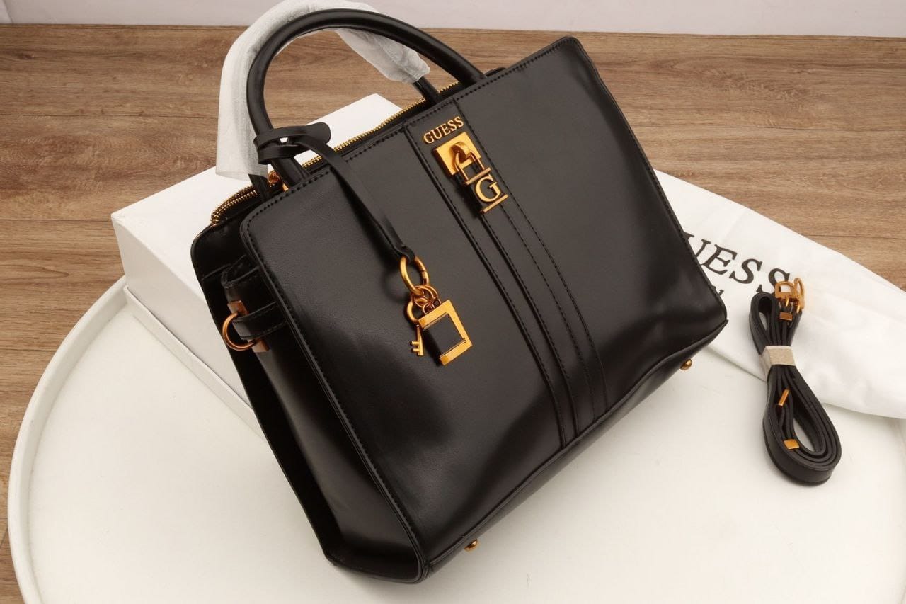 Guess Elegant Handbag with Gold Details