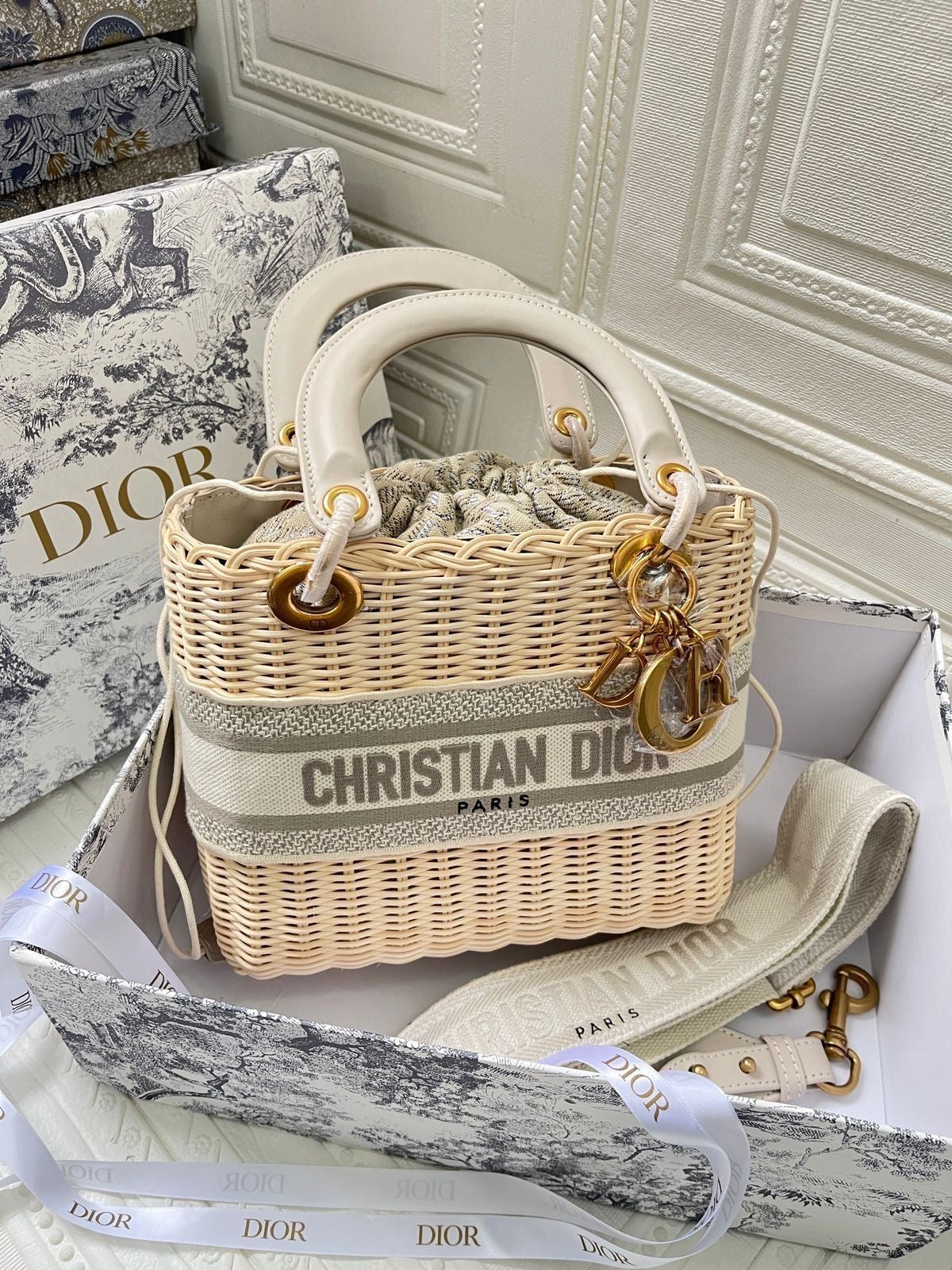 Christian Dior  Rattan lady Dior