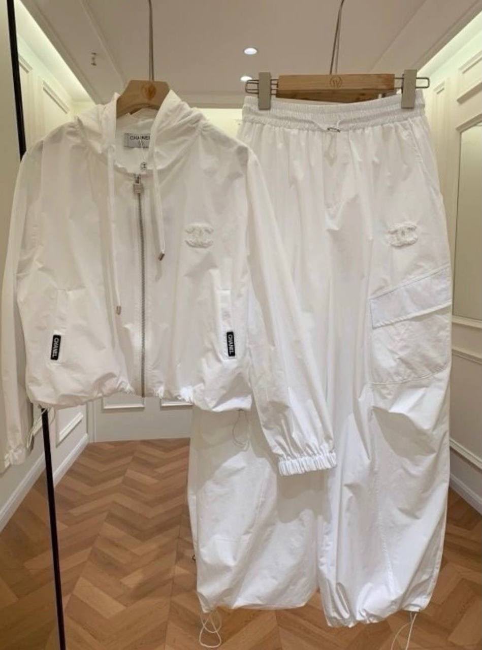 Chanel Hooded Windbreaker