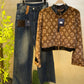 Louis Vuitton Monogram Fleece/Shearling Jacket