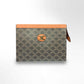 Celine Triophee Logo Pouch Clutch Bag