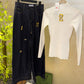 Schiaparelli Ribbed knit turtleneck