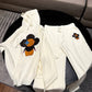 Cable-Knit style Two-Piece Tracksuit