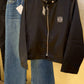 Loewe-inspired embroidered zip-up biker jackets