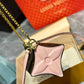 Louis Vuitton Monogram Pochette with Gold Chain