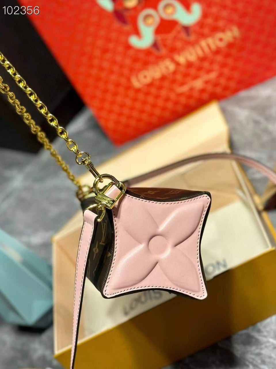 Louis Vuitton Monogram Pochette with Gold Chain