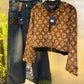 Louis Vuitton Monogram Fleece/Shearling Jacket