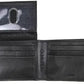 Calvin Klein Men's Genuine Leather Bifold Wallet with RFID Protection, Black