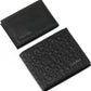 Men’s Genuine Leather Wallet & Card Holder – Black Pattern