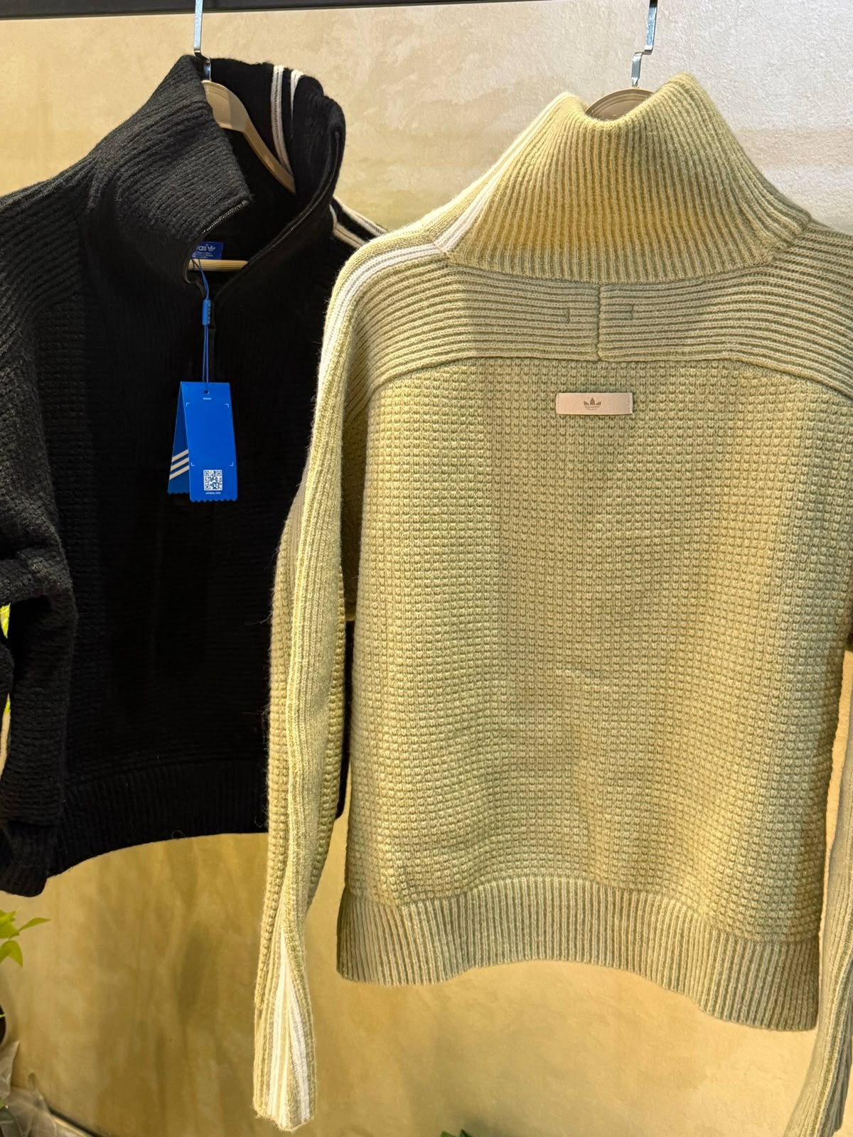 Adidas Quarter Zip knit sweatshirt