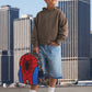 Smiggle Spider-Man Junior Character Hoodie Backpack
