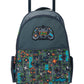 Smiggle Trailblazer Trolley Backpack With Light Up Wheels - Grey